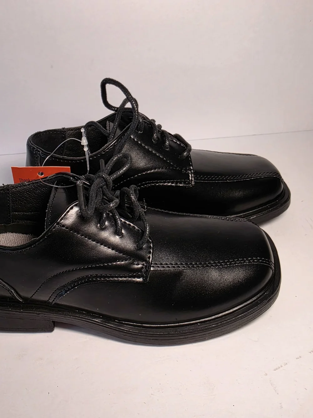NWT Deer Stags formal Black Kids Lace-Up Dress Shoes Size 12 Toddler